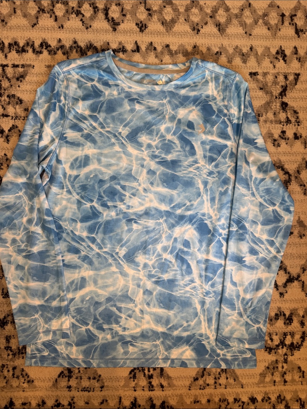 Reel Legends - Youth Sz (12/14). Long sleeve Rash Guard.